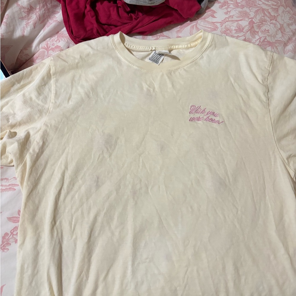 PINK Victoria's Secret Cream Tee